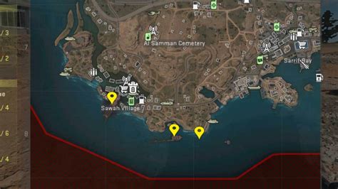 Contraband Packages Locations (Map)